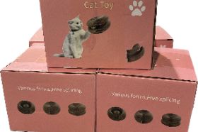 Perfect for any breed of Cat. Used to play with your cat, or for your cat to play alone when you're gone, for hours of fun.