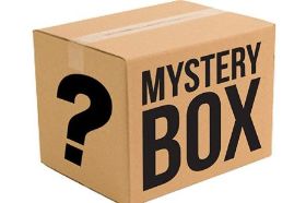 Mystery Box 20$ A fun and exciting unboxing experience! Purchasing a Mystery Box will guarantee you items with a retail value of equal OR GREATER THAN retail value than what you paid ! Will it be Games? Tools? Laptops? Cookware? Clothes? Toys? Speakers? iphone? Nobody knows! and that is the best part !! Everyone loves a good mystery, right? Enjoy !